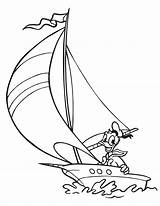 Sailboat Coloring Kids Pages Comments Getdrawings Drawing sketch template