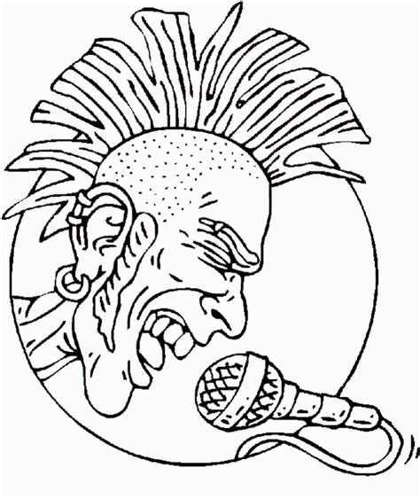 elegant image coloring pages  rock stars rock coloring pages
