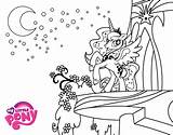 Pony Little Luna Coloring Princess Pages Coloringcrew sketch template