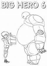 Baymax Coloring Pages sketch template
