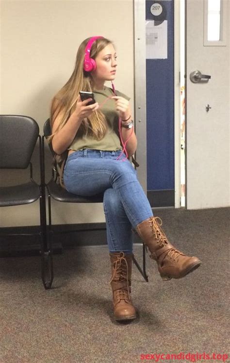 Sexy Candid Girls Very Cute Candid Teen In Tight Jeans And Boots