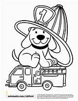 Clifford Hydrant Firedog Firehouse Brandschutz Truck Pompier Divyajanani Fireman Vorlagen Firetrucks Bombero sketch template