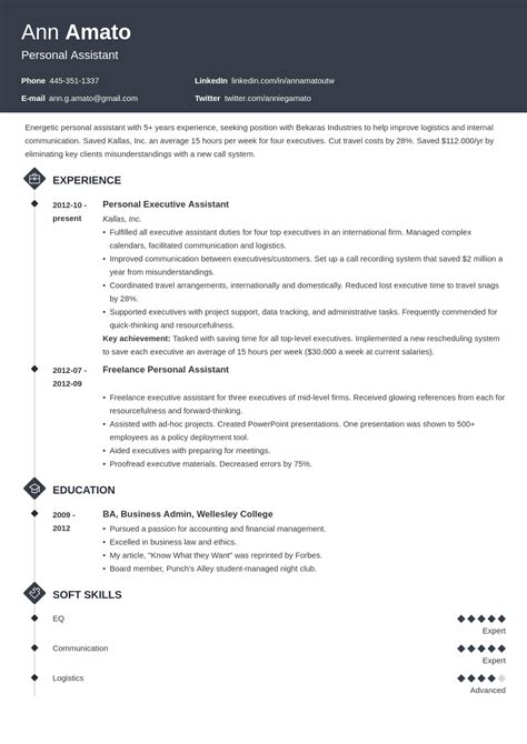 resume formats     examples
