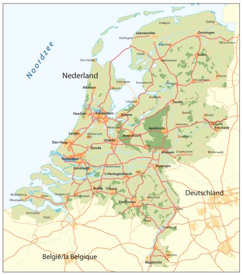 netherlands maps kaarten karte