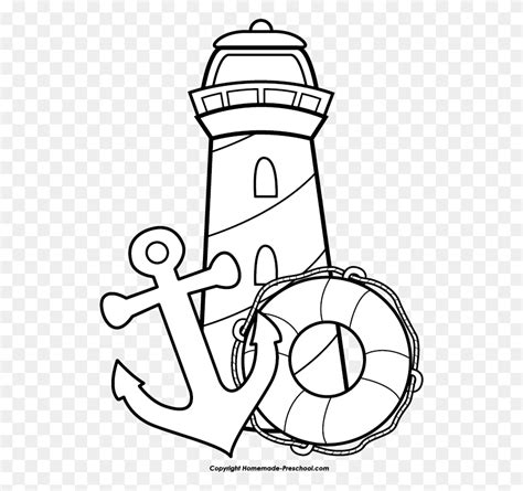 lighthouse outline clipart meandastranger