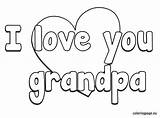 Grandpa Coloring Birthday Pages Happy Grandma Fathers Printable Drawing Kids Grand Coloringpage Eu Color Card Cards Print Grandparents Colouring Getcolorings sketch template