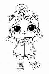 Lol Coloring Doll Pages Dolls Surprise Printable Print Suprise Do sketch template