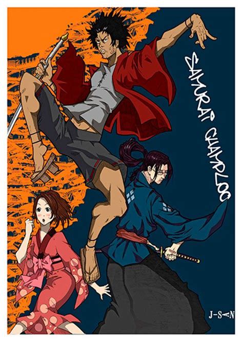 samurai champloo anime poster available at 45x32cm this poster is