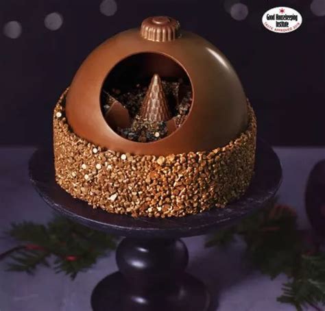 aldi  selling  indulgent chocolate bauble cake  christmas cambridgeshire