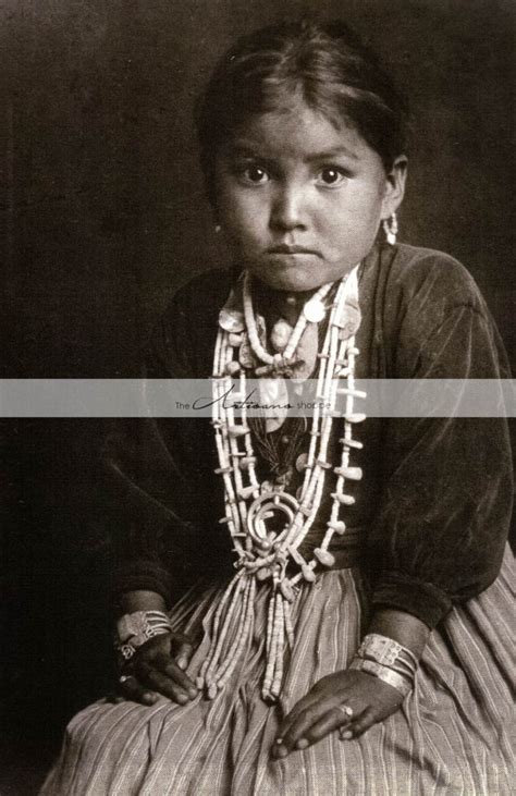 Sweet Little Native American Indian Girl Portrait Digital Etsy