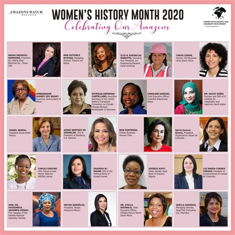 womens history month amazons  magazine