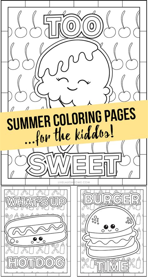 printable summer coloring pages    kiddos busy