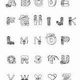 Christmas Alphabet Letters Coloring Pages Letter Gift Hellokids Printable Santa sketch template