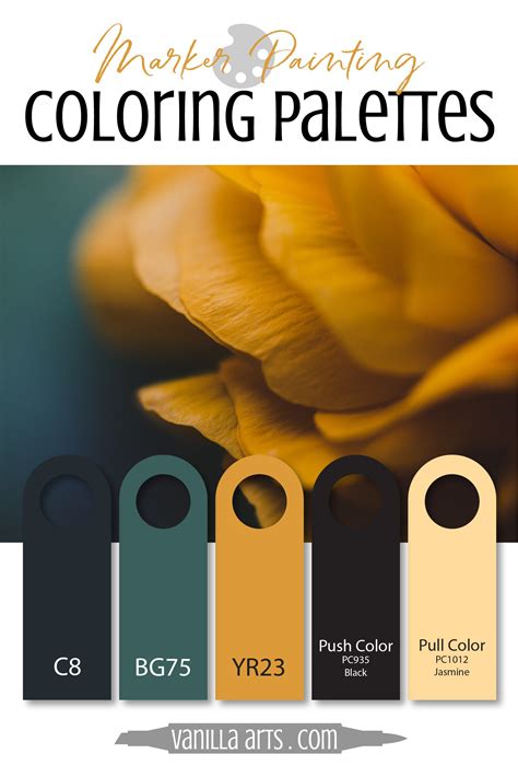 color palette copic marker colored pencil combination gray teal