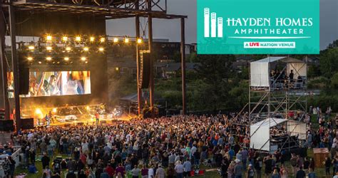 hayden homes amphitheater announces  summer concert