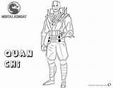 Coloring Mortal Kombat Pages Quan Chi Kids Bettercoloring sketch template