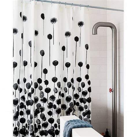 Modern Black And White Unique Shower Curtain The