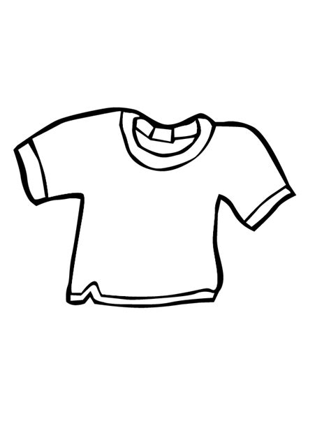 shirt coloring page coloring home