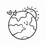 Earth sketch template