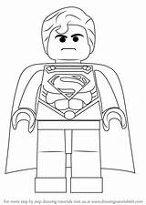 Lego Superman Drawing Movie Draw Step Pages Coloring Colouring Drawingtutorials101 Learn Tutorials Batman Da Printable Colorare Kids Ausmalbilder Drawings Star sketch template