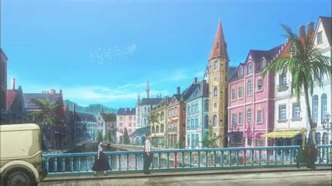 violet evergarden episode backgrounds invisible cities scenery background