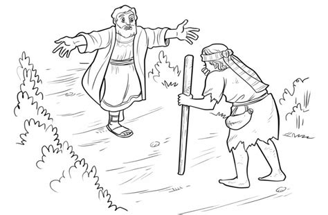 prodigal son coloring page  getdrawings