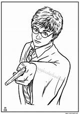 Wand Potter Harry Coloring Drawing Magic Getdrawings Pages Getcolorings His sketch template