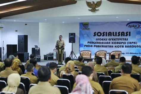 inspektorat kota bandung sosialisasikan indeks efektivitas pengendalian