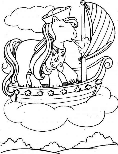 pony coloring  page