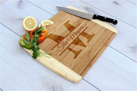 buy hand  personalized cutting board engraved cutting board