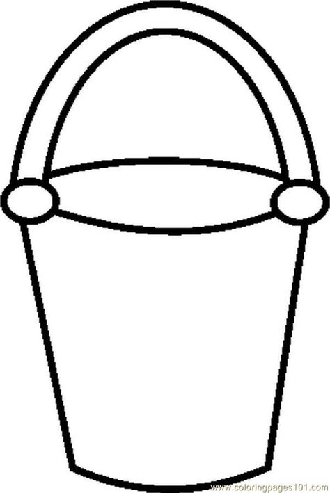 bucket filling coloring pages coloring home