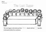 Supper Last Coloring Easter Pages Preschool Jesus Printable Bible Activities Sunday Crafts Lords Freebie Children Kids Printables Lord School Grade sketch template