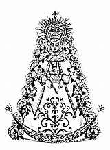 Virgen Rocio Rocío ñam Ligero Tarta Bizcocho sketch template
