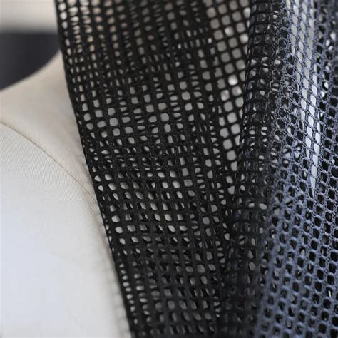 cm cm fashion designer fabric black  mesh fabric lattice mesh