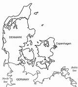Spain Geography Geographie Ausmalbild Denmark Colorable 1219 sketch template