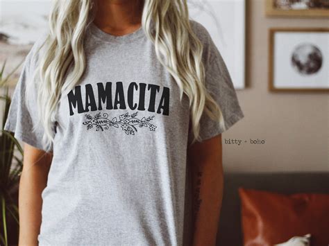 Mamacita Shirt Mama Shirt Cute Mom Shirts Ts For Mom Etsy España