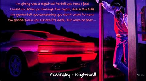 kavinsky nightcall lyrics soundtrack  drive  drive   young adult soundtrack