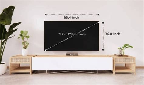 tv dimensions guide   brands mm cm inches feet