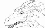 Dragon sketch template