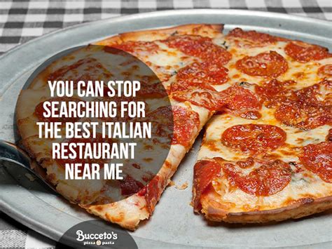 italian restaurant     stop searching