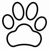 Paw Icons Miscellanea Printing Vectorified Getdrawings sketch template
