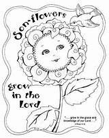 Coloring Pages Printable Peter Bible Children Karla Dornacher Lord 18 Verse Kids Sheet Flower God Sheets School Son Sunflowers Joy sketch template