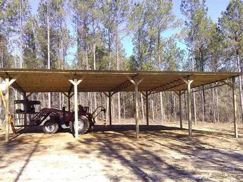 pole barn metal truss system diy barns workshops