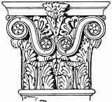 Corinthian Roman Capital Clipart Pilaster Pilasters Ornaments Scroll Etc Gif Clipground Usf Ornate Edu Spiral Volutes Leaf Floral Then Has sketch template