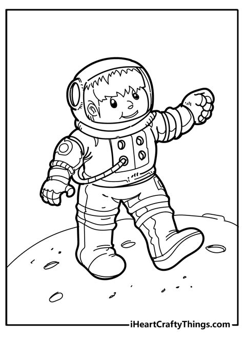 printable astronaut coloring pages updated