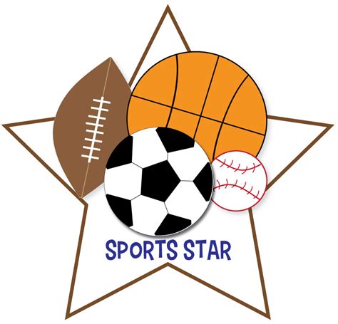 Free Sports Clipart For Parties Crafts School Projects