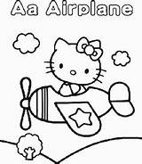 Coloring Pages Kitty Hello Sheets Print Coloringbookfun Airplane Fotos Imagenes Disney Books Cool sketch template