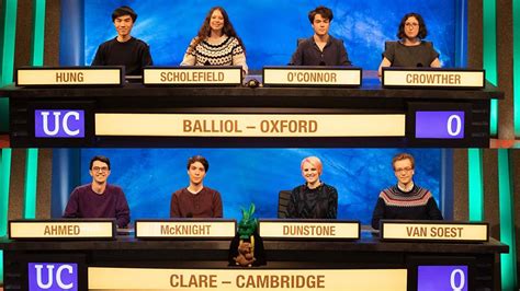 bbc two university challenge 2020 21 episode guide