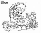 Jadedragonne Lineart Pinup Gothic Deviantart Vintage Pages Jade Dragonne Coloring Line Stamps Books Adult Fairy Drawings sketch template