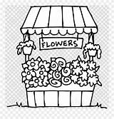 Shop Flower Coloring Clipart Pinclipart sketch template